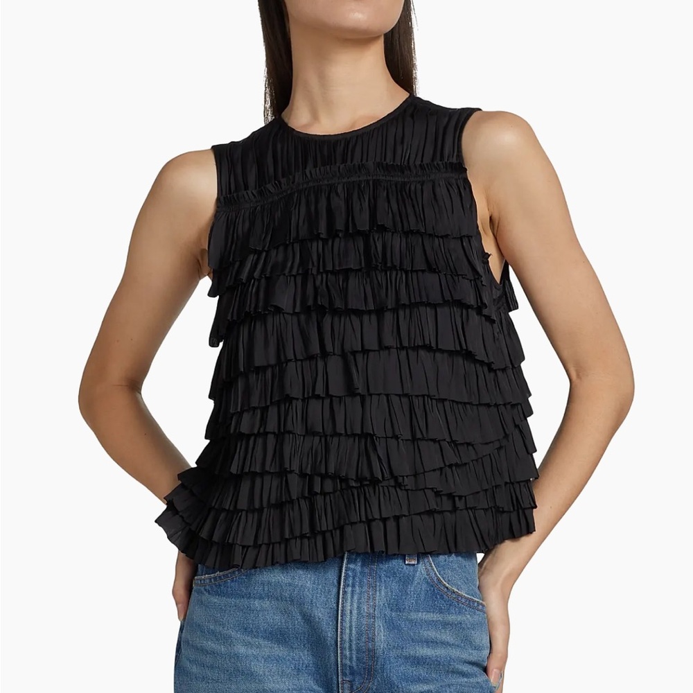 NWOT In Stores Now! Ulla Johnson Quinn Top, Black.
